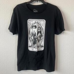 Tim Burton's Corpse Bride Graphic TShirt Black Size Medium